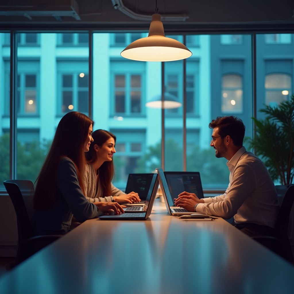 Equipo ComercioOnline trabajando